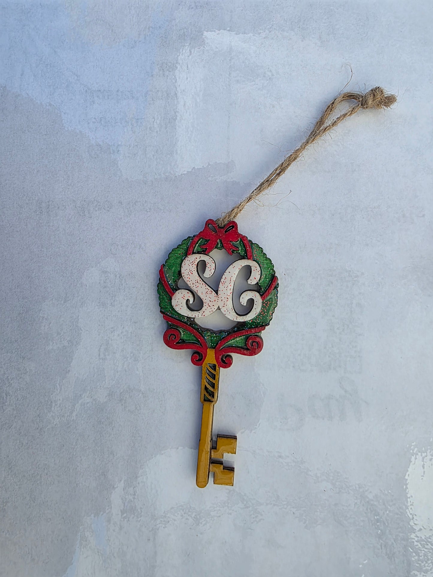 Santa Clause Key Ornament
