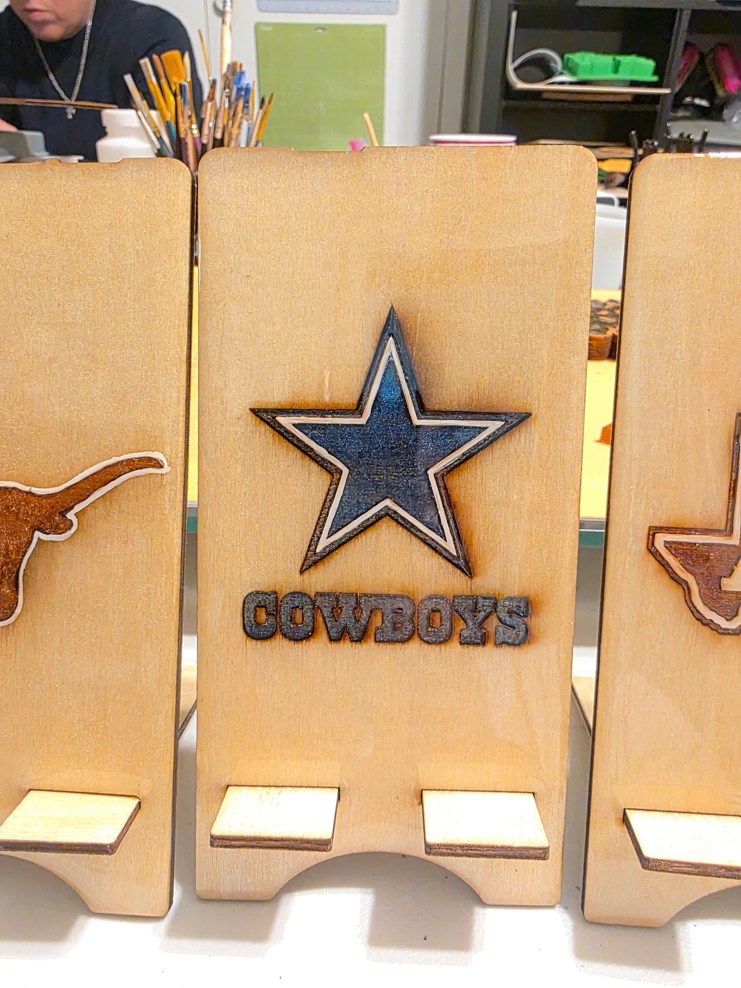 Cowboys Phone Holder