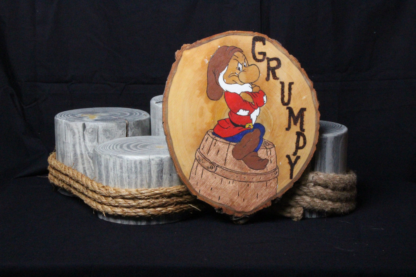 'Grumpy' of Seven Dwarfs