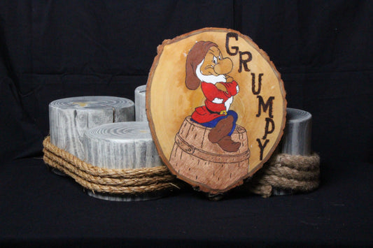 'Grumpy' of Seven Dwarfs
