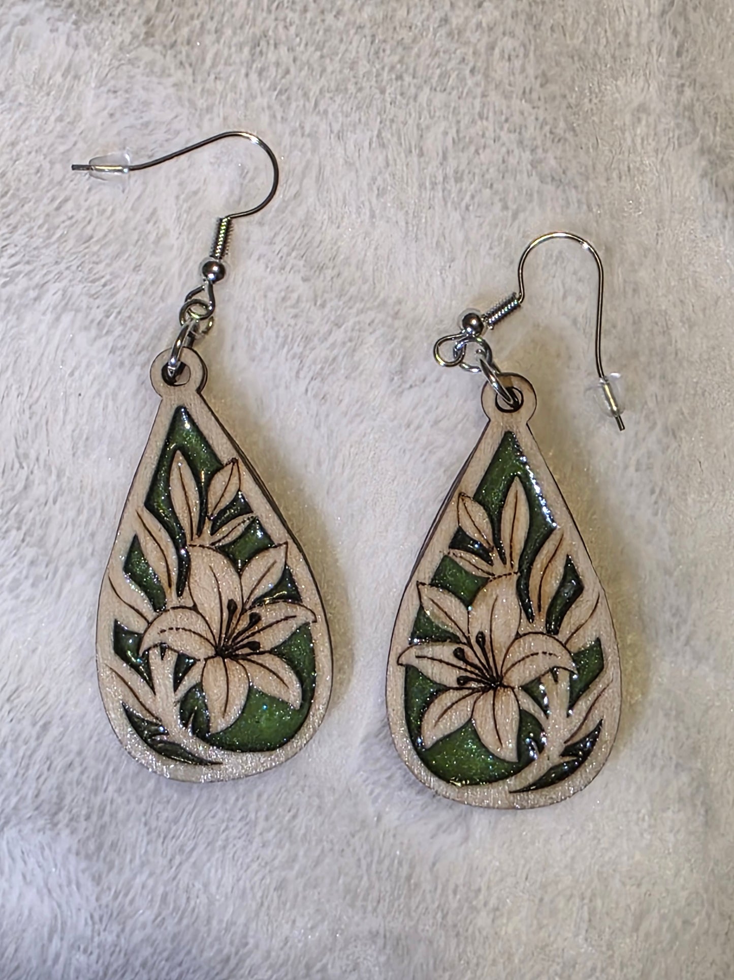 Flower earrings