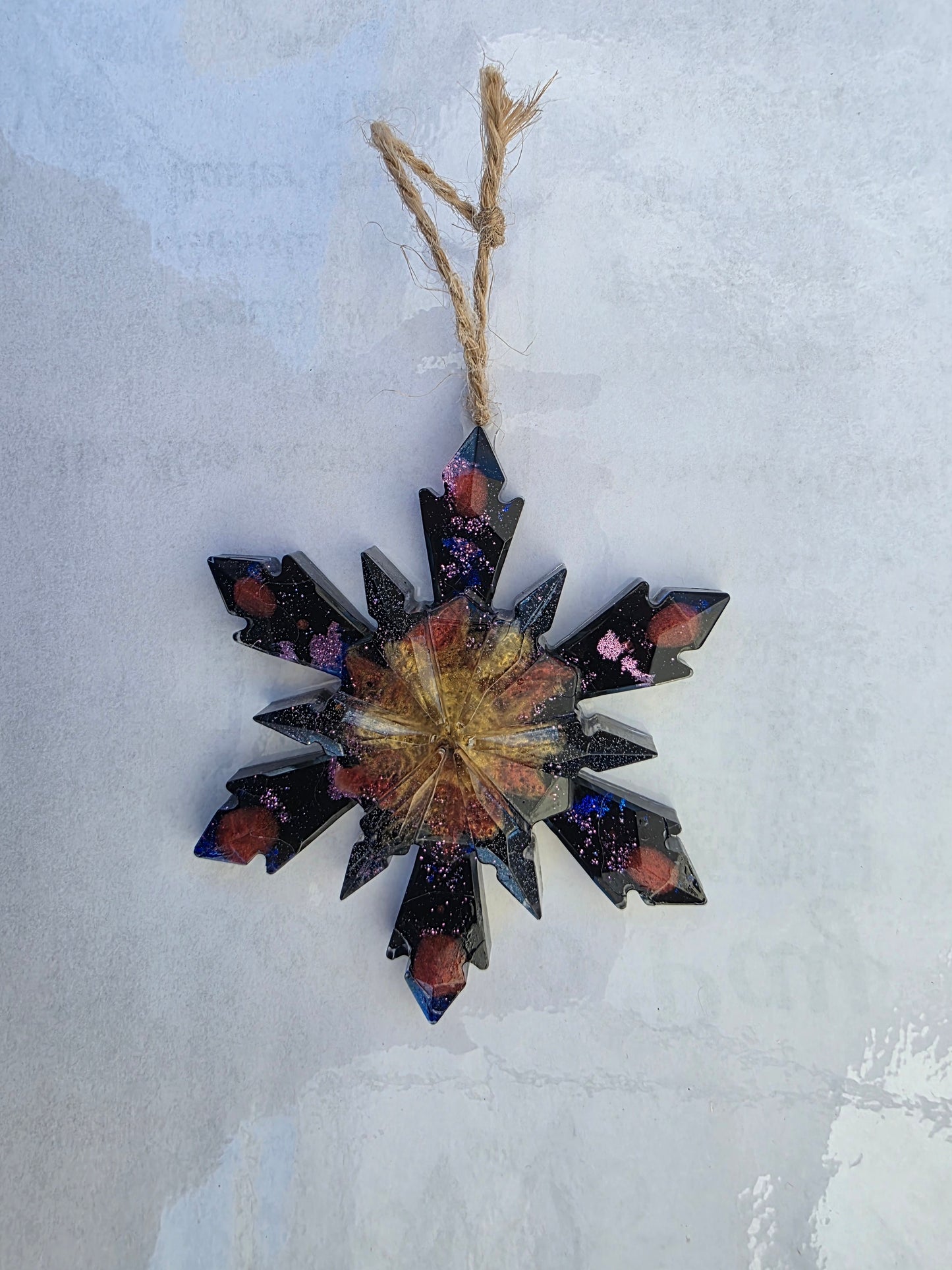 Resin Snowflake ornament