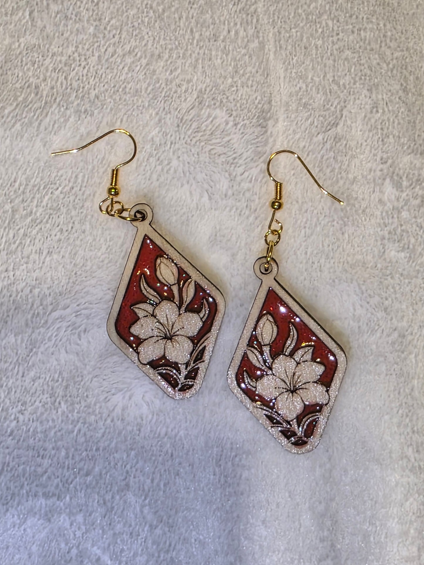 Flower earrings