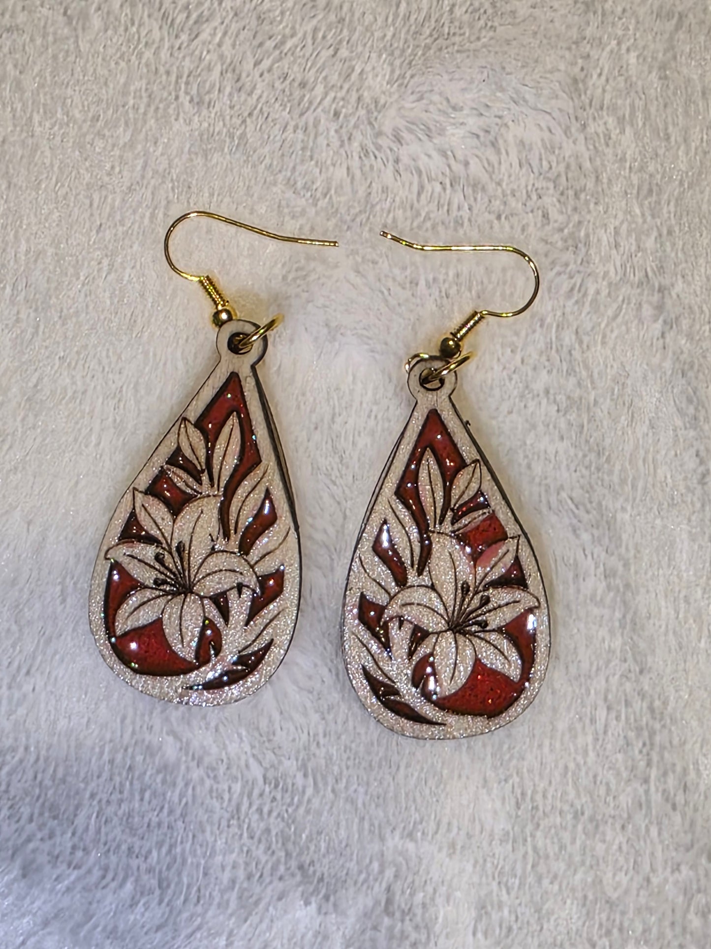 Flower earrings