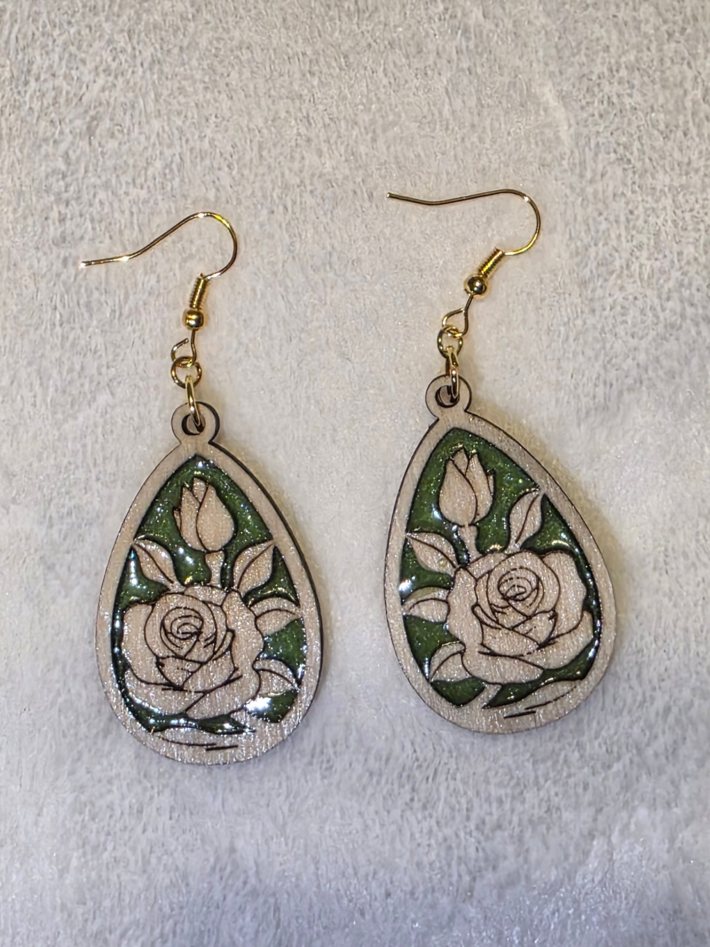 Flower earrings