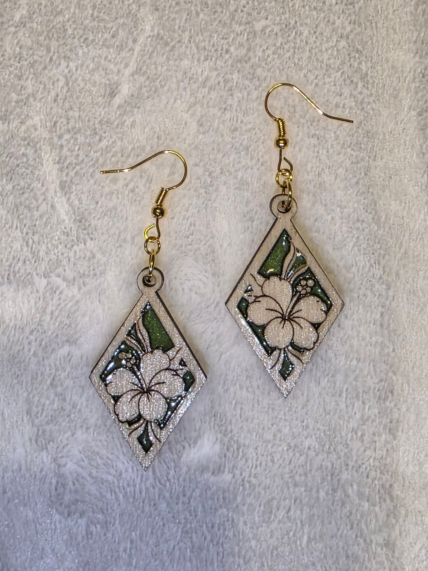 Flower earrings