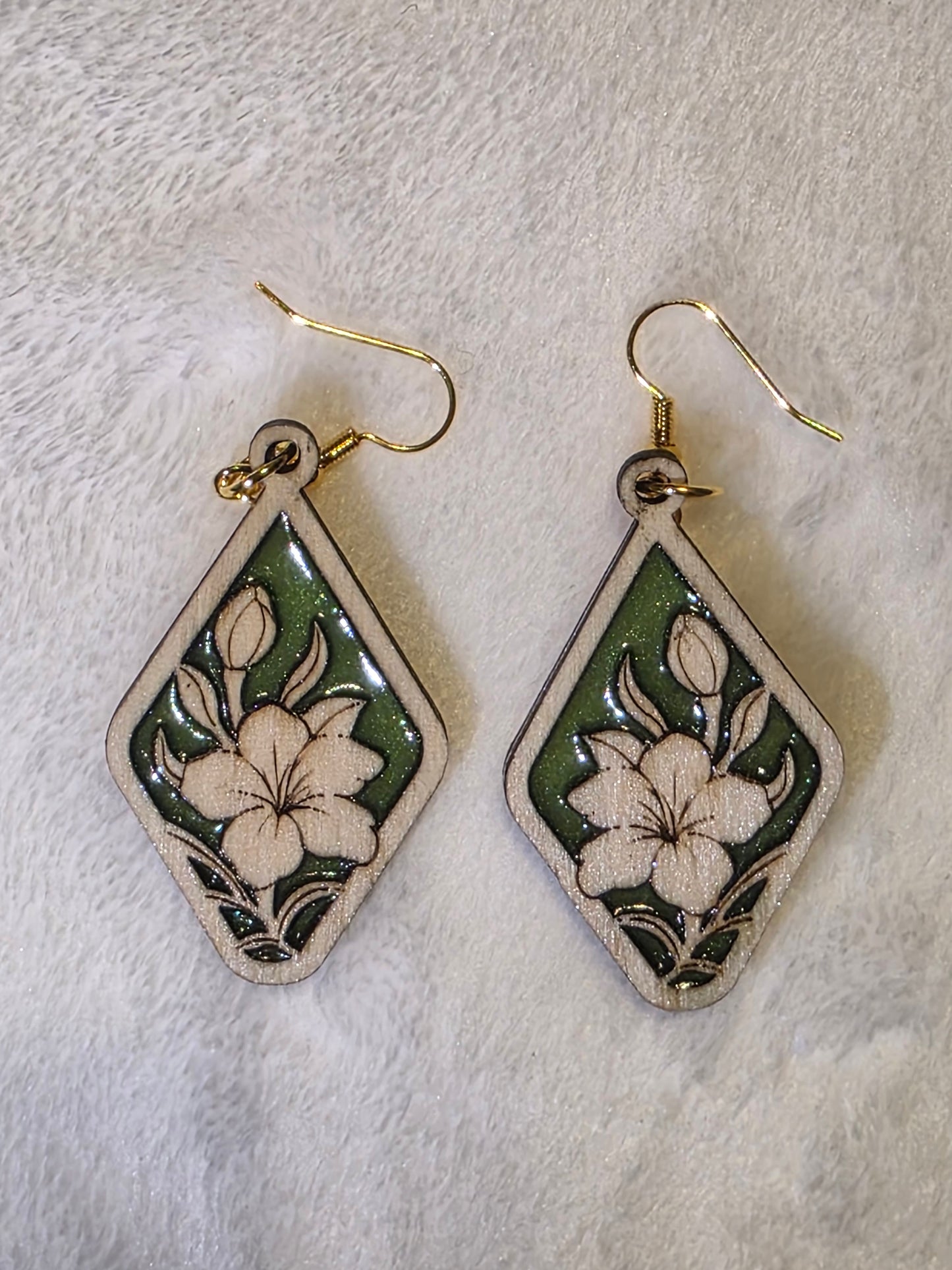 Flower earrings