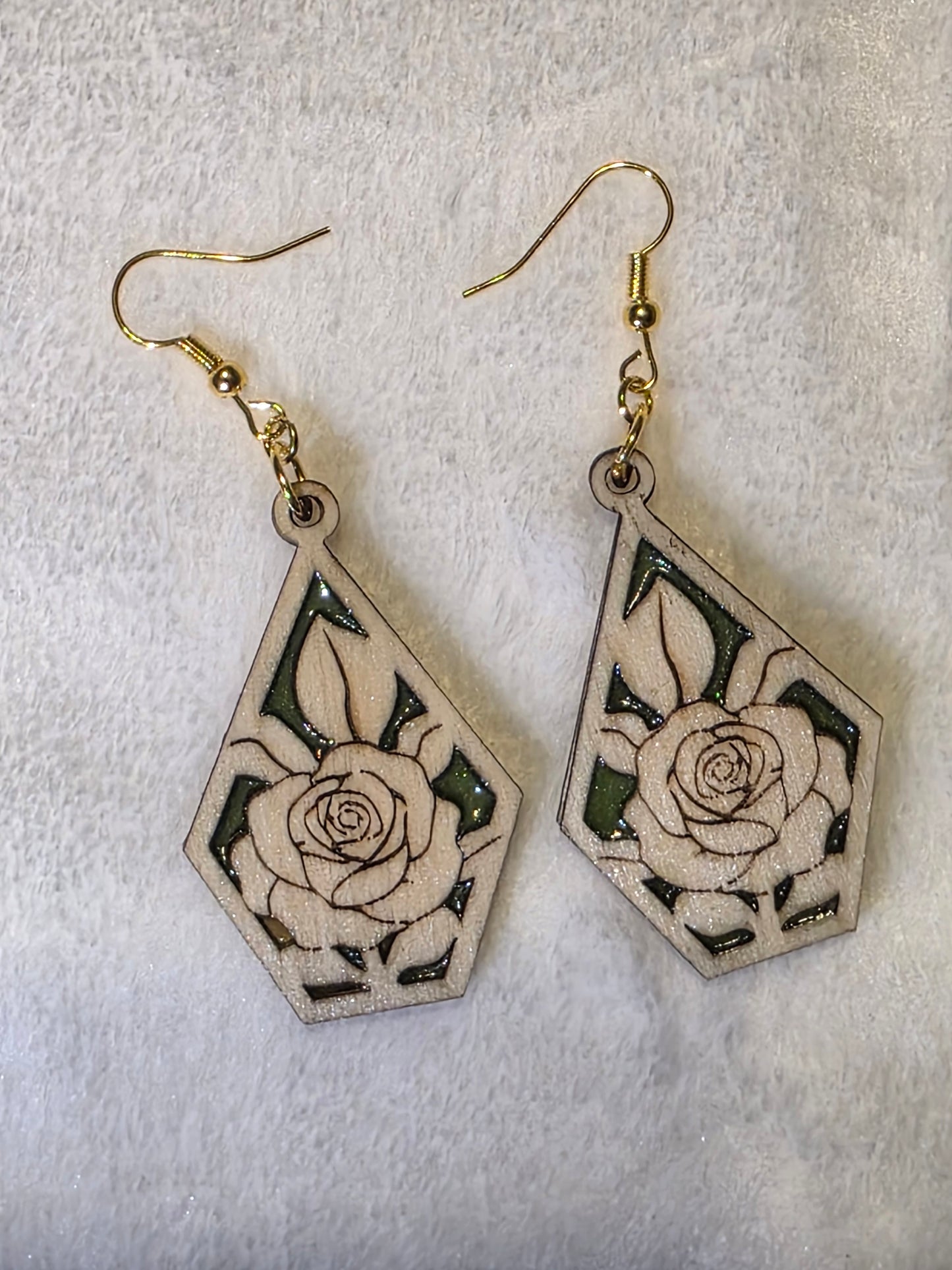 Flower earrings