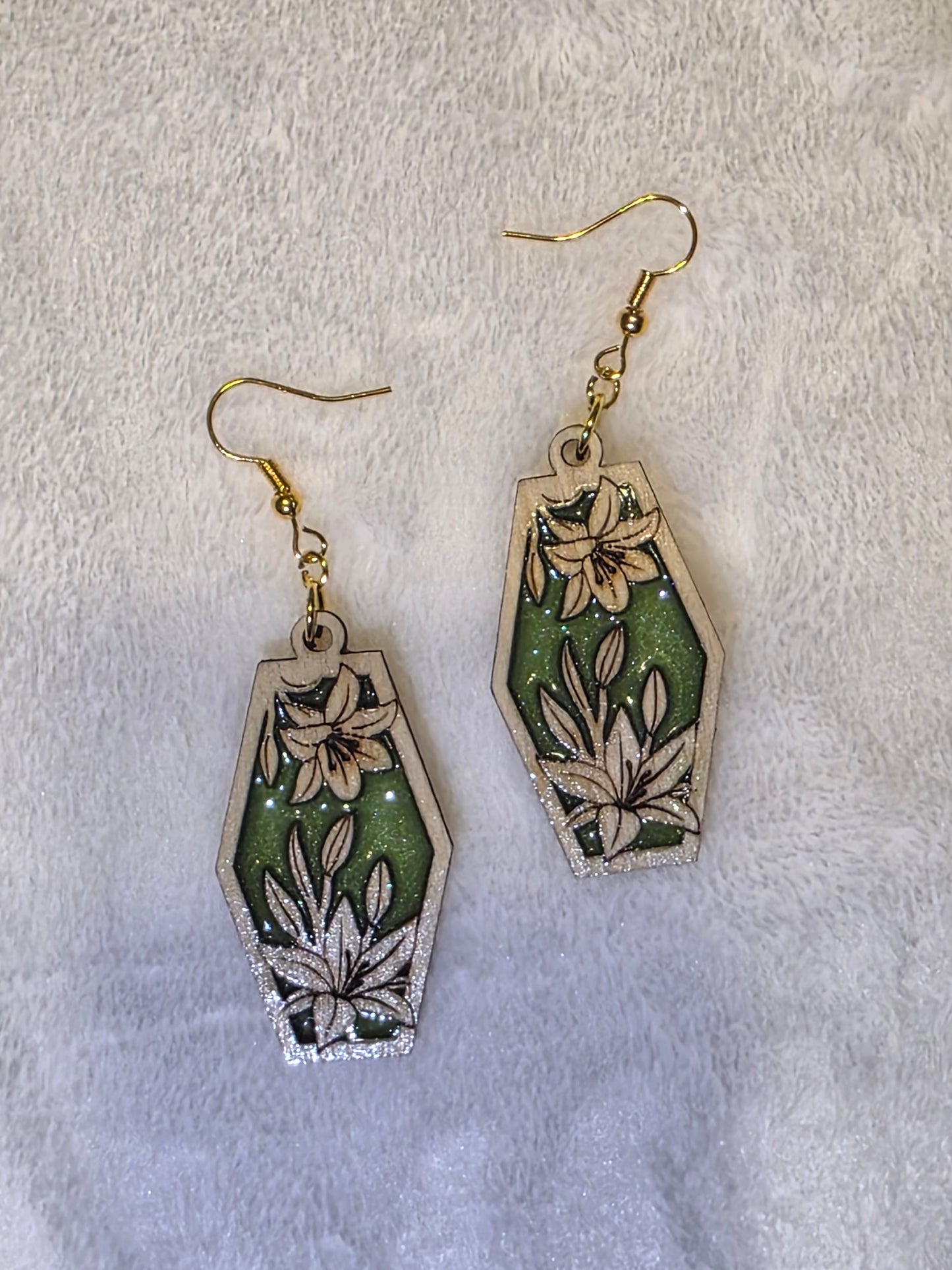 Flower earrings