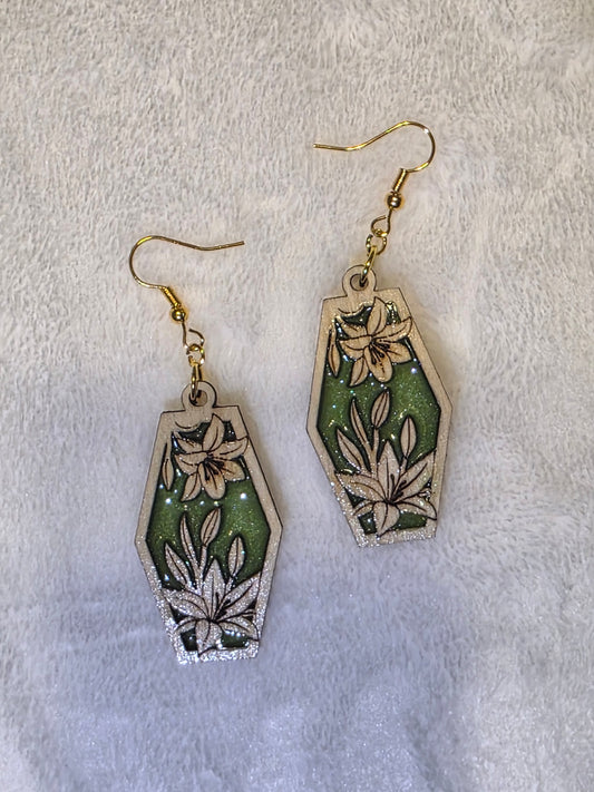 Flower earrings