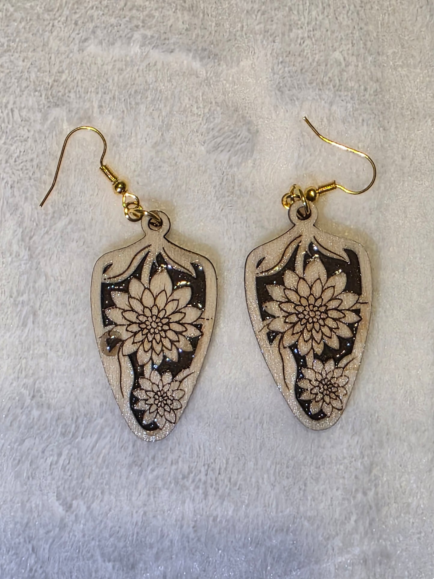 Flower earrings