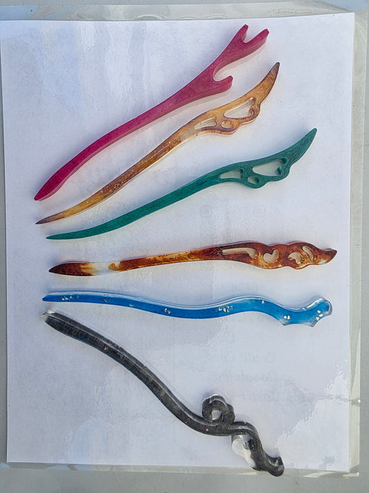 Hair Sticks-Comes in Assorted colors