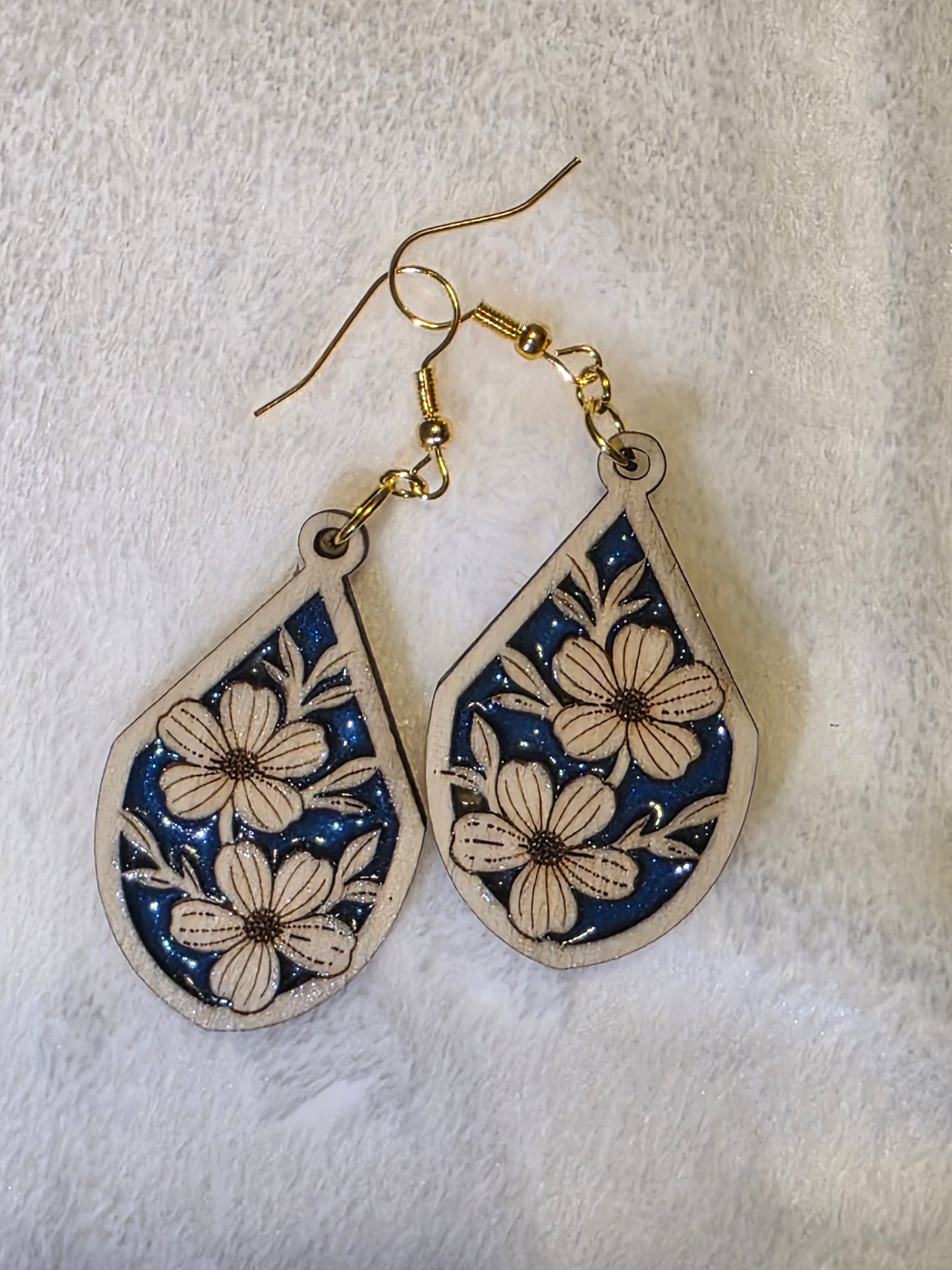 Flower earrings
