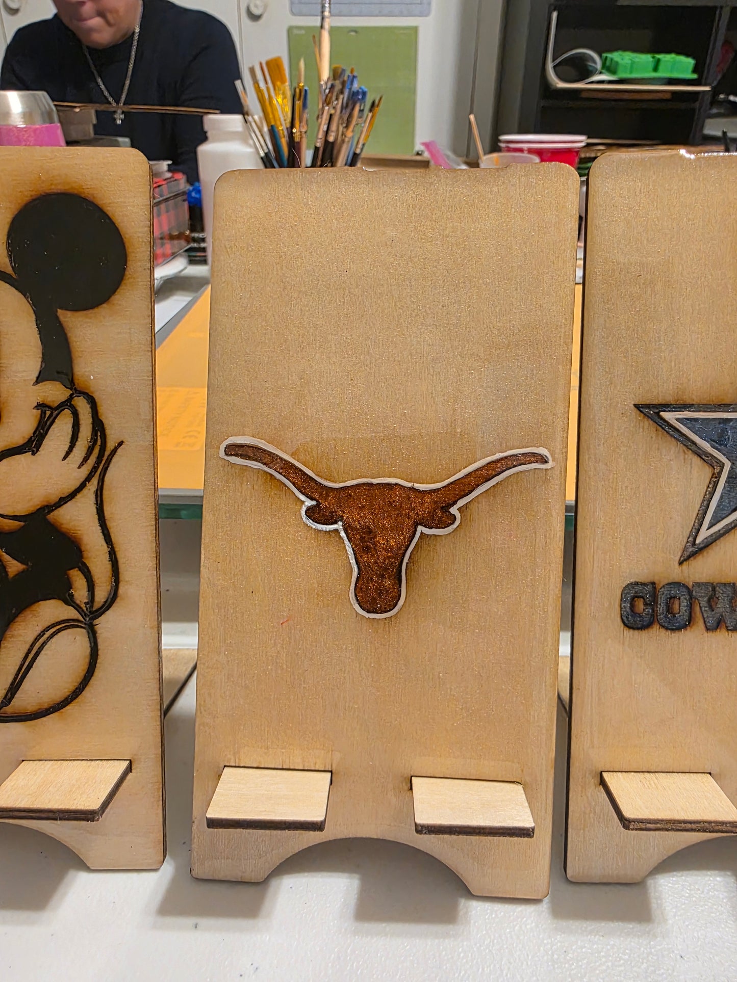 Longhorns Phone Holder